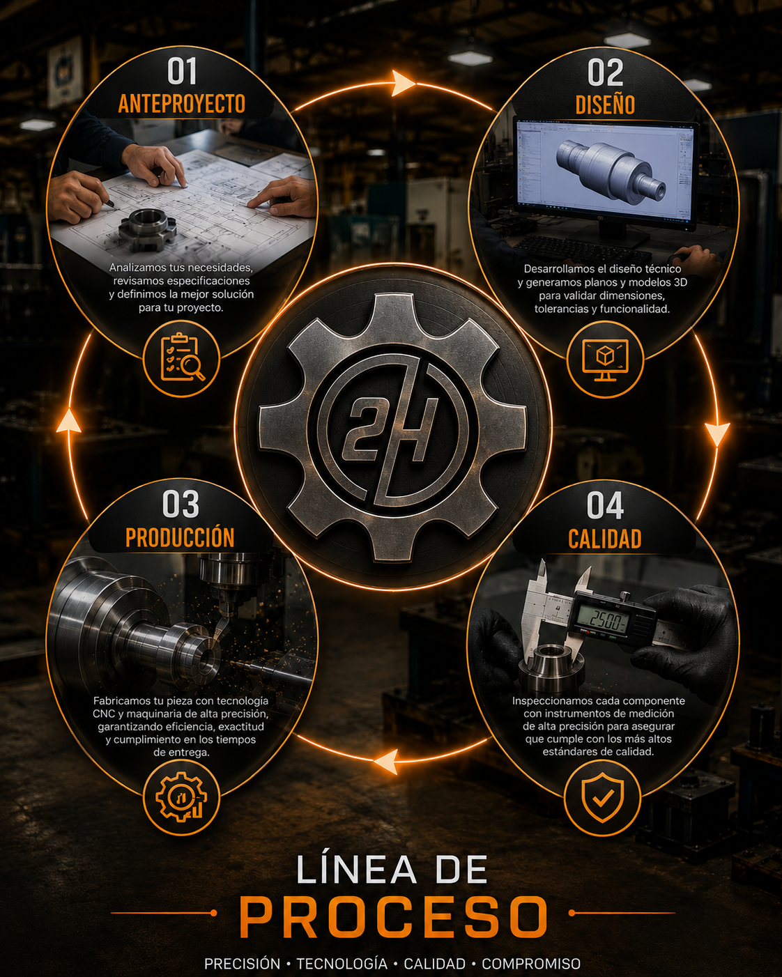 MAQUINADOS EN TORNOS INDUSTRIALES